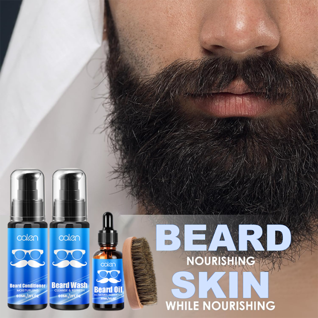 Luxfume Beard Growth Oil Brush Grooming Kit For Men Husband Boyfriend,oalen cosmetics