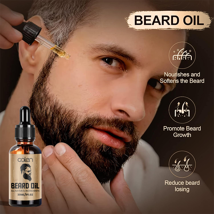 Oalen On Trend Gift Impact Thicker Healthier Beard Grooming Kit,oalen cosmetics