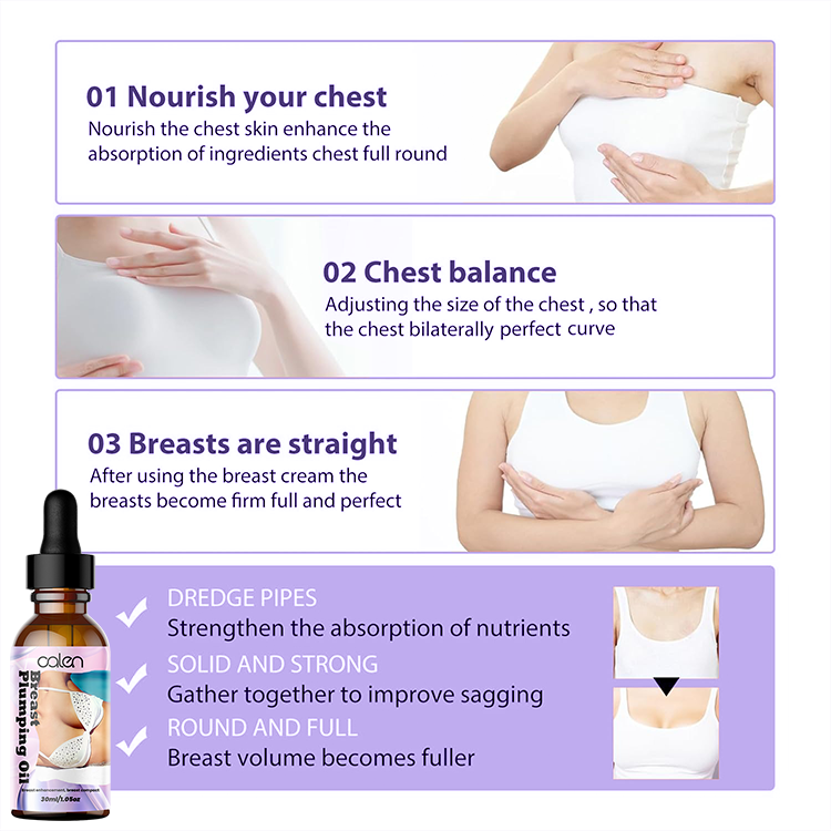 Luxfume 30Ml Chest Massage Firm Tighten Breast Essential Oil,oalen cosmetics