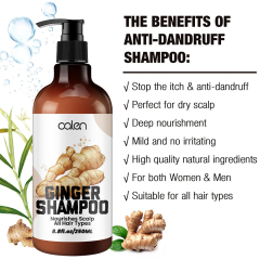 Luxfume OEM ODM Repairing Damage Ginger Infused Shampoo 250ml,MY SHOP