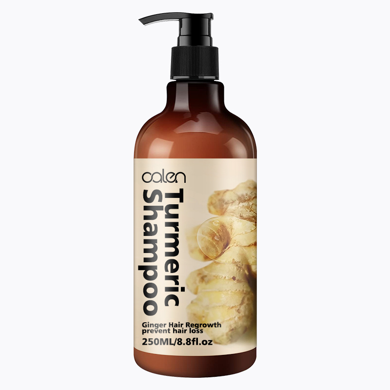 OALEN 250ml Turmeric Anti Strengthening Repairing Ginger Hair Shampoo,oalen cosmetics