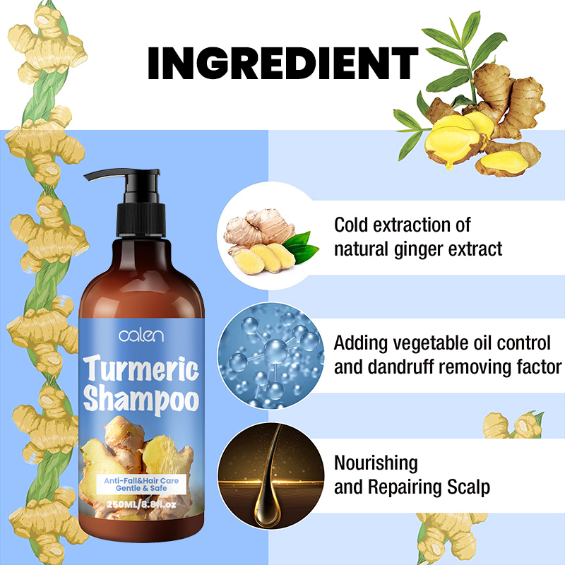 Oalen Protective Scalp Nourishing Turmeric Hair Cleansing Shampoo,MY SHOP