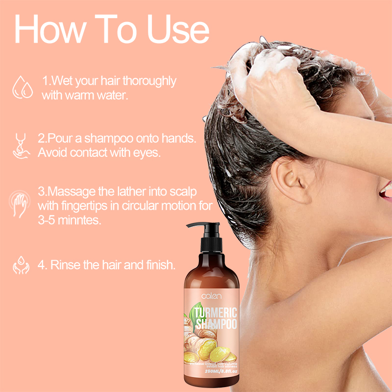 250ML Luxfume OEM Increase Volume Repairs Damaged Hair Ginger Shampoo,MY SHOP