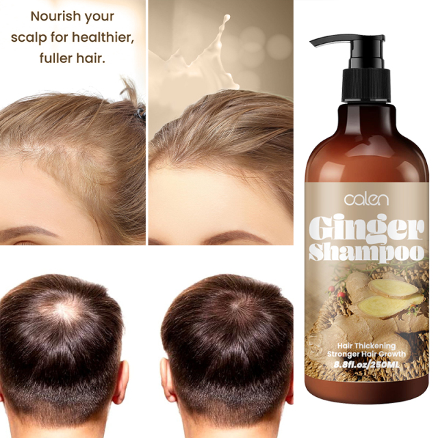 Luxfume Promotes Ginger Plant Extract Anti Hair Loss Shampoo 250ml,MY SHOP