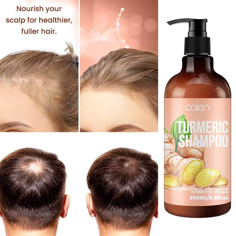 250ML Luxfume OEM Increase Volume Repairs Damaged Hair Ginger Shampoo,MY SHOP
