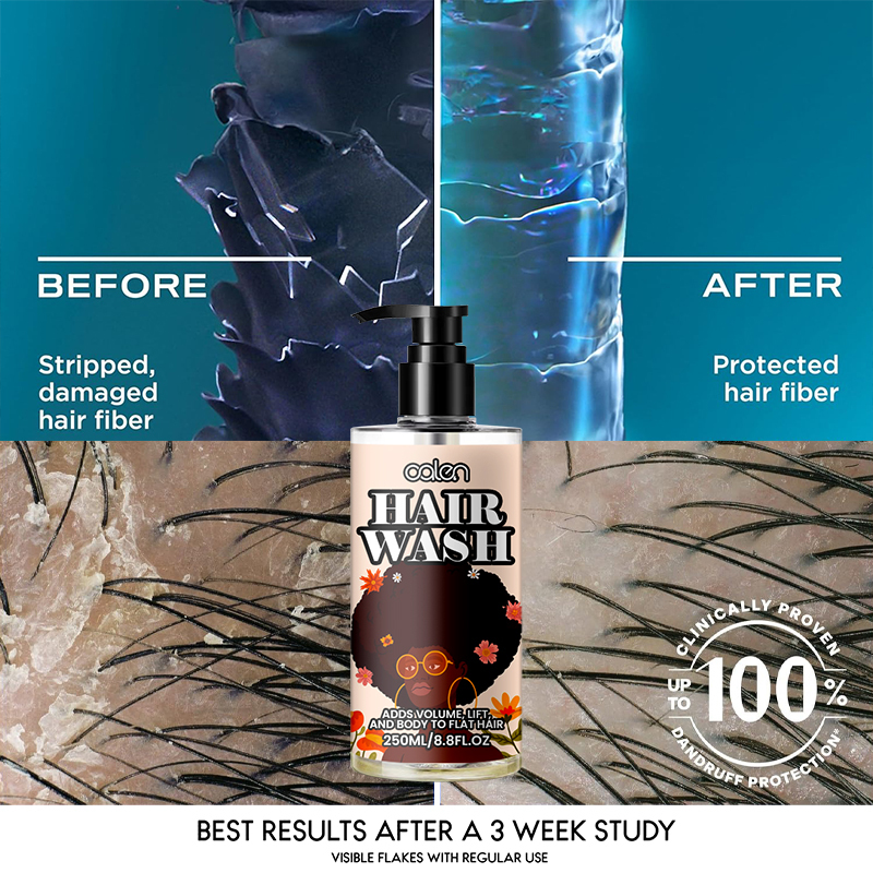 Oalen 250Ml Refreshing Stronger Hair Hydration Shampoo Haircare,MY SHOP