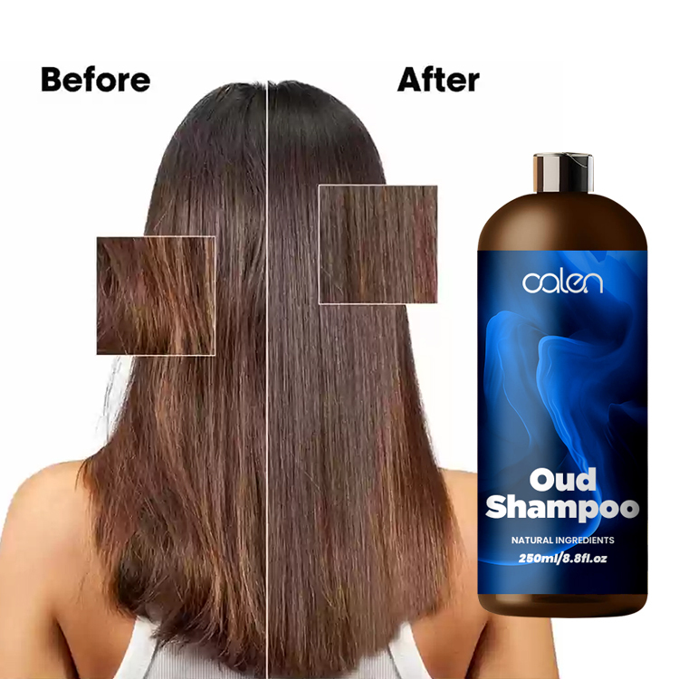 Oalen OEM Cleanse Strengthening Soothing Formula Oud Hair Shampoo,MY SHOP