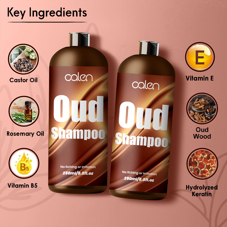 Oalen Private Label 250Ml Natural No Itching Irritation Oud Shampoo,MY SHOP