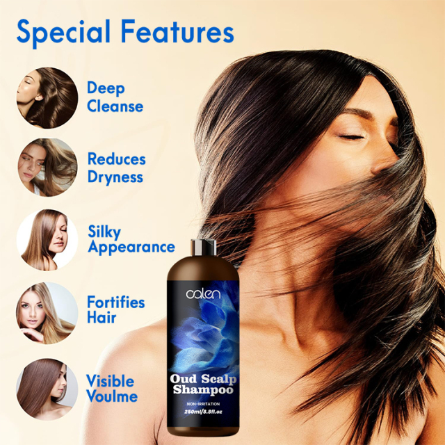 Luxfume 250Ml Factory Fortifies Silky Appearance Hair Oud Shampoo,oalen cosmetics