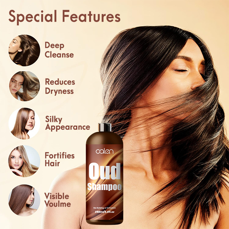 Oalen Private Label 250Ml Natural No Itching Irritation Oud Shampoo,MY SHOP