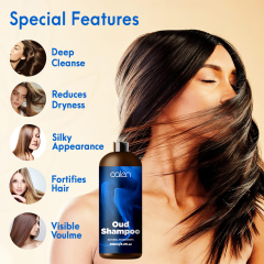 Oalen OEM Cleanse Strengthening Soothing Formula Oud Hair Shampoo,MY SHOP