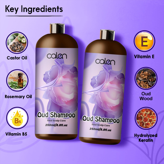 Luxfume 250Ml Manageable Reduces Promotes Hair Growth Oud Shampoo,MY SHOP