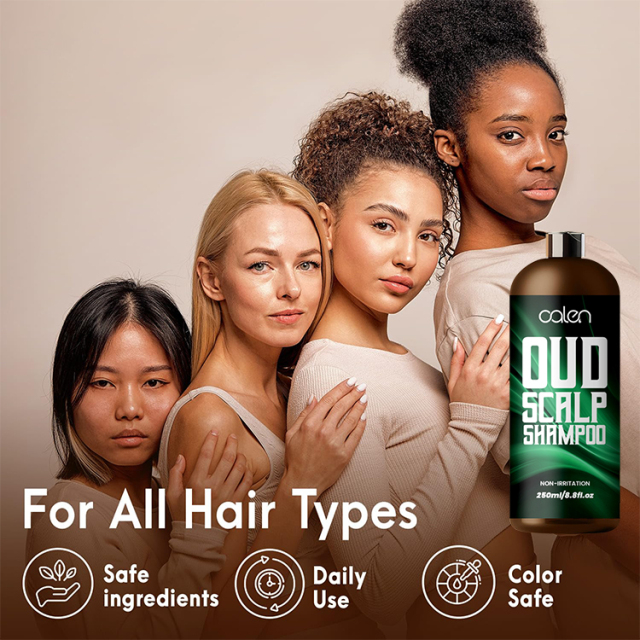 Oalen 250Ml Improves Hair Texture Visible Voulme Cleanses Oud Shampoo,oalen cosmetics