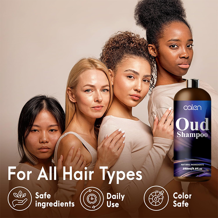 Oalen 250Ml Moisture Silky Long Lasting Fragrance Oud Hair Shampoo,MY SHOP