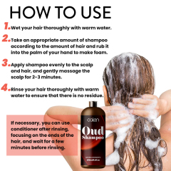 Luxfume 250Ml Nourishment Repair Increases Hair Volume Oud Shampoo,MY SHOP
