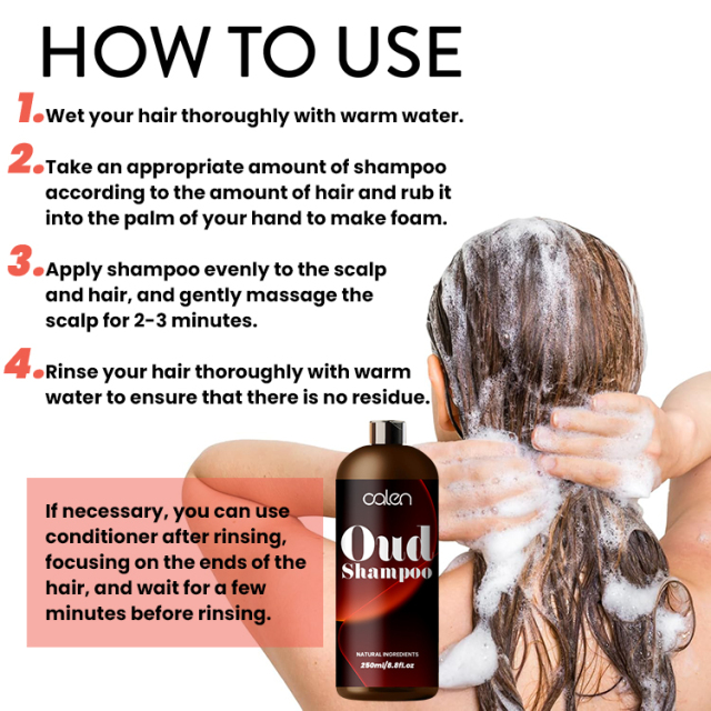 Luxfume 250Ml Nourishment Repair Increases Hair Volume Oud Shampoo,MY SHOP