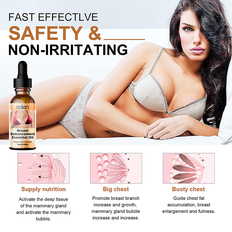 Oalen OEM ODM Big Breast Enhancer Cream Enhancement Cream Massage oil,oalen cosmetics