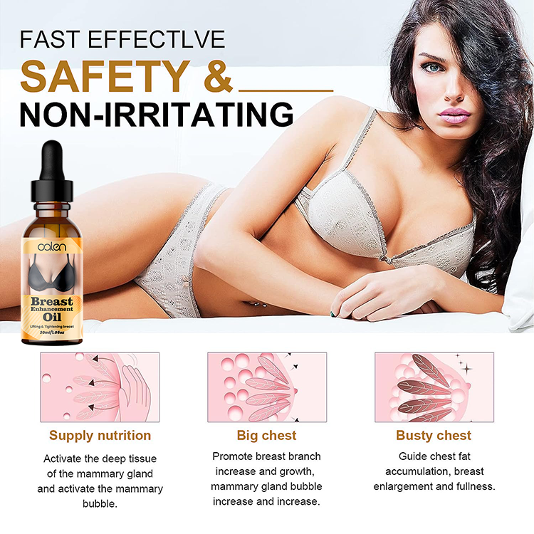 Luxfume Massage Fast Growth Elasticity Chest Breast Enhancement Oil,oalen cosmetics