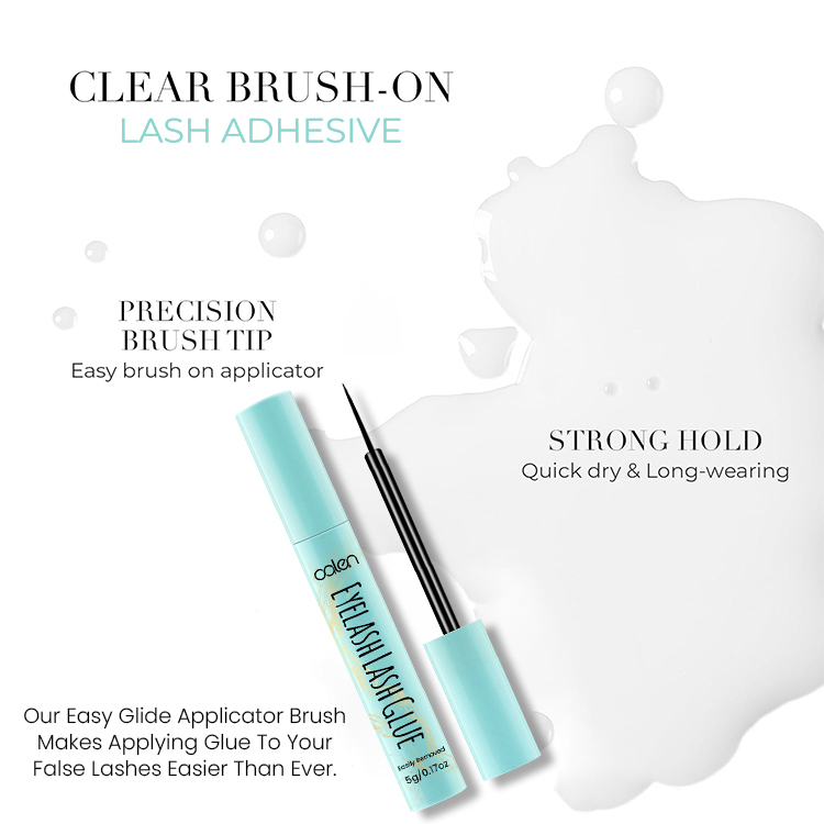 Oalen OEM Fast Drying Sensitive Eyelash Extension Waterproof Eye Lash Glue Eyelash Glue,oalen cosmetics