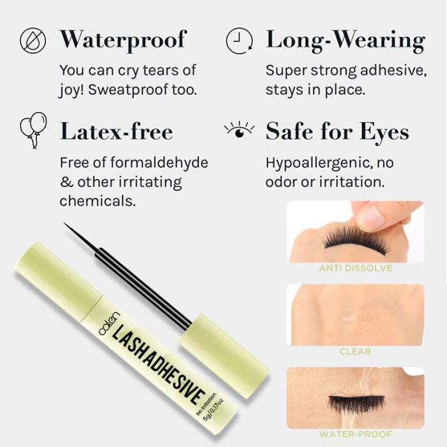 Luxfume Waterproof Extensions Glue Lash Adhesive Eyelash Glue,oalen cosmetics