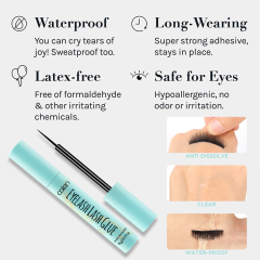 Oalen OEM Fast Drying Sensitive Eyelash Extension Waterproof Eye Lash Glue Eyelash Glue,oalen cosmetics