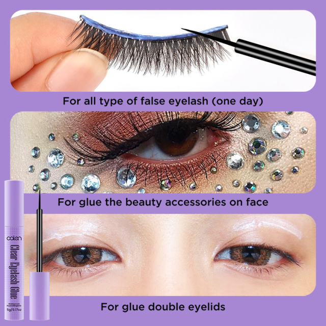 Luxfume Customs Logo Waterproof Bond Sealer Eye Lash Eyelash Glue,oalen cosmetics