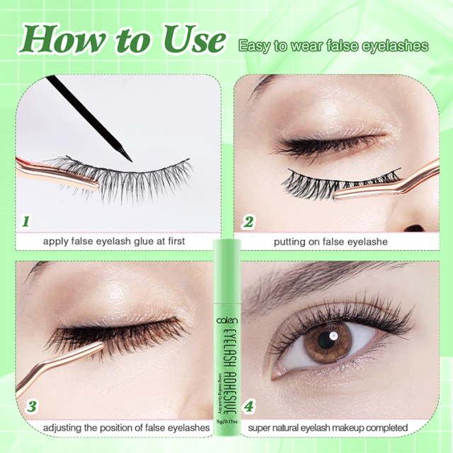 Oalen Custom Super Strong Hold Lasting Lash Adhesive Glue Eyelash,oalen cosmetics