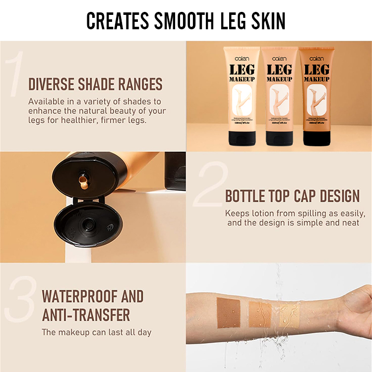 Oalen 120Ml Freckles Veins Imperfections Water Resistant Leg Makeup,MY SHOP