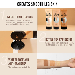 Luxfume 120Ml Lasting Liquid Concealer Cover Blemishes Leg Makeup,MY SHOP