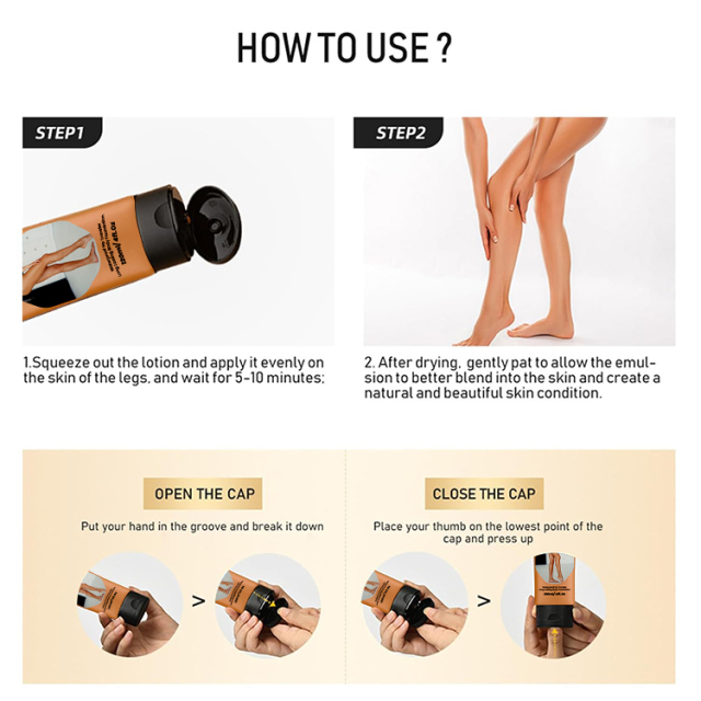 Luxfume 120Ml Lasting Liquid Concealer Cover Blemishes Leg Makeup,MY SHOP