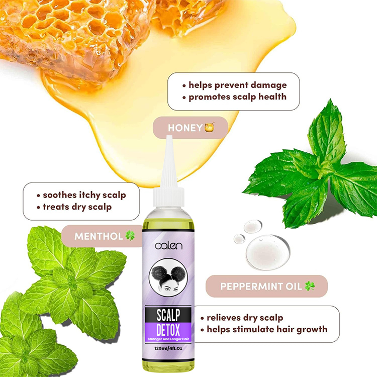Oalen 120Ml Hair Loss Treatment Scalp Detox Hair Growth Oil,MY SHOP
