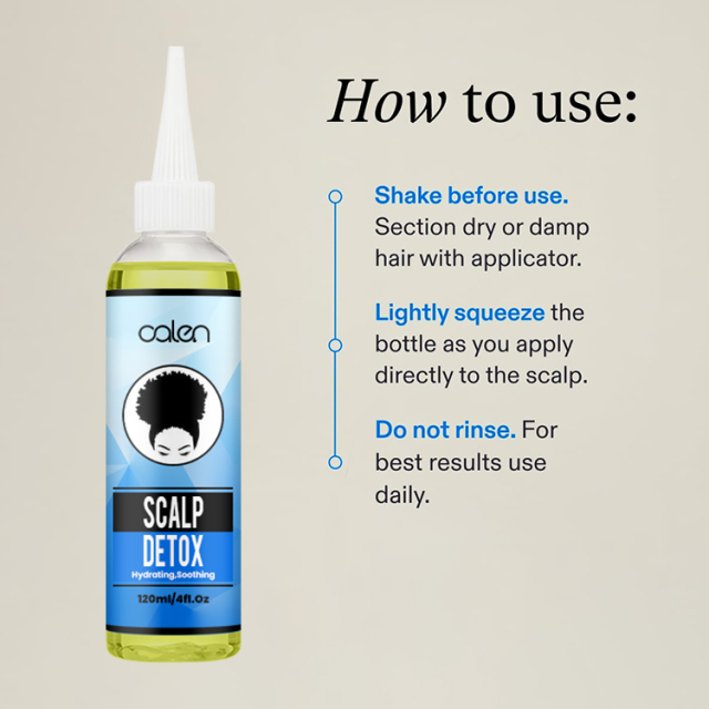 Oalen 120Ml Detox Scalp Repair Cleansing Used Before Shampoo,MY SHOP