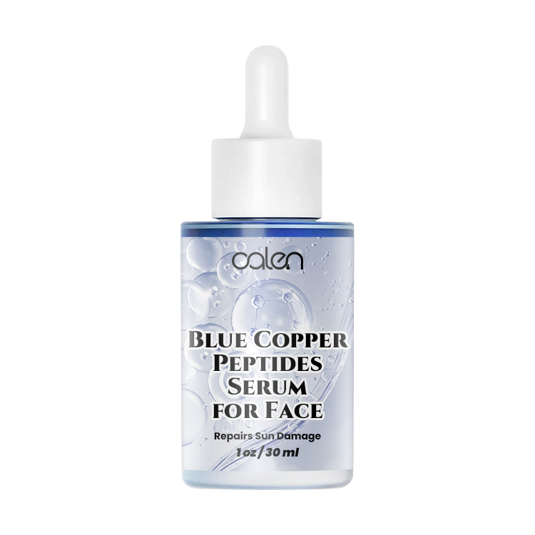 Oalen 30Ml OEM Pure Collagen Face Serum Blue Copper Peptide Serum,oalen cosmetics