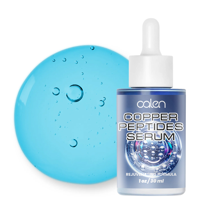 Luxfume ODM 30Ml Anti Aging Damaged Skin Blue Copper Peptide Serum,oalen cosmetics