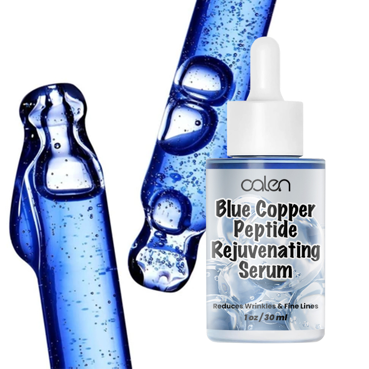 Luxfume 30Ml Moisturizes Firms Blue Copper Peptide Facial Repair Serum,oalen cosmetics