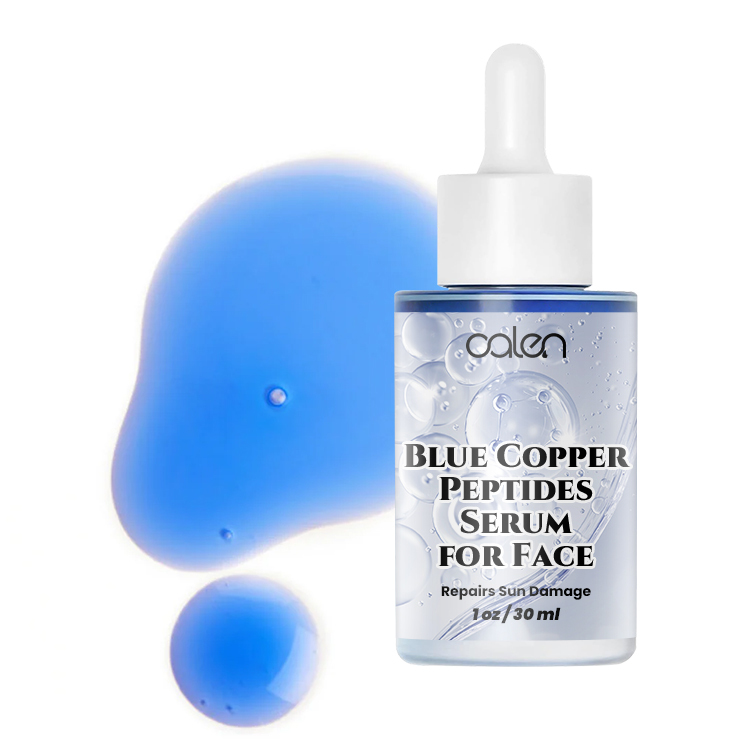 Oalen 30Ml OEM Pure Collagen Face Serum Blue Copper Peptide Serum,oalen cosmetics