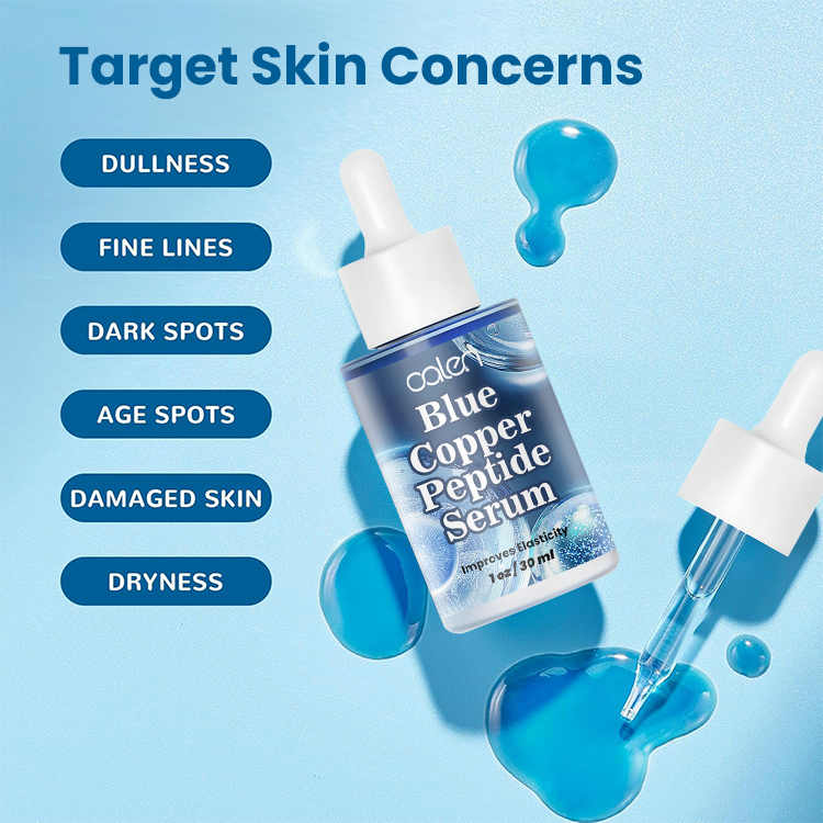 Luxfume 30Ml Skincare Anti Aging Facial Blue Copper Peptide Cure Serum,oalen cosmetics
