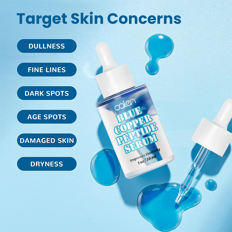 Oalen Private Label 30Ml Anti Wrinkle Face Blue Copper Peptide Serum,oalen cosmetics