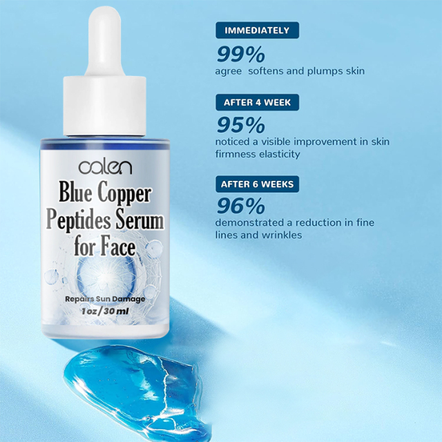 Oalen 30Ml Whitening Repairing Facial Blue Copper Peptide Serum,oalen cosmetics