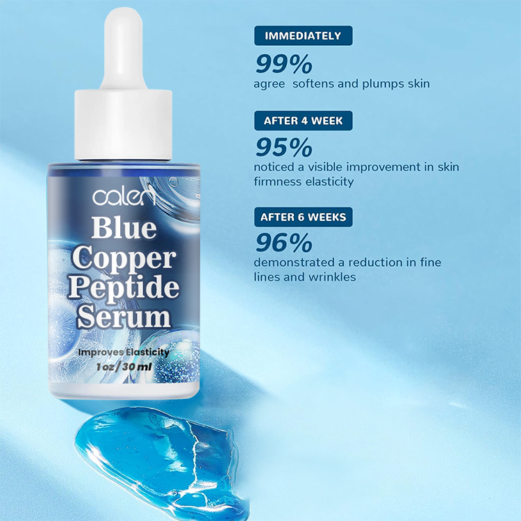 Luxfume 30Ml Skincare Anti Aging Facial Blue Copper Peptide Cure Serum,oalen cosmetics