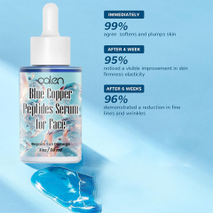 Luxfume 30Ml Wrinkles Facial Skin Care Blue Copper Peptide Essence,oalen cosmetics