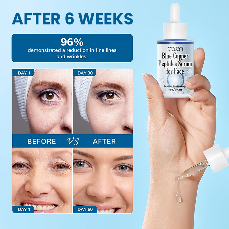 Oalen 30Ml Whitening Repairing Facial Blue Copper Peptide Serum,oalen cosmetics