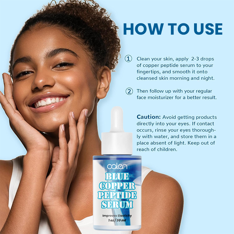 Oalen Private Label 30Ml Anti Wrinkle Face Blue Copper Peptide Serum,oalen cosmetics