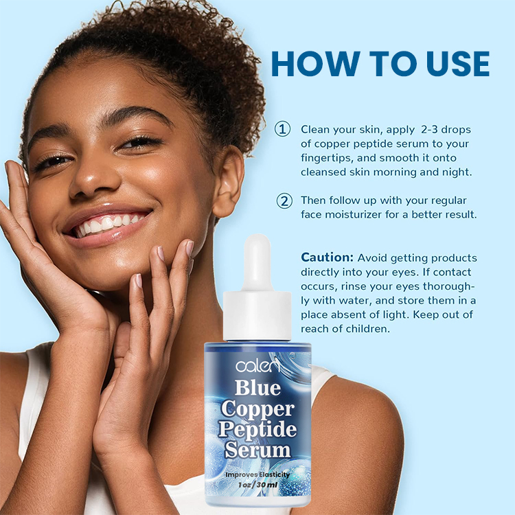Luxfume 30Ml Skincare Anti Aging Facial Blue Copper Peptide Cure Serum,oalen cosmetics