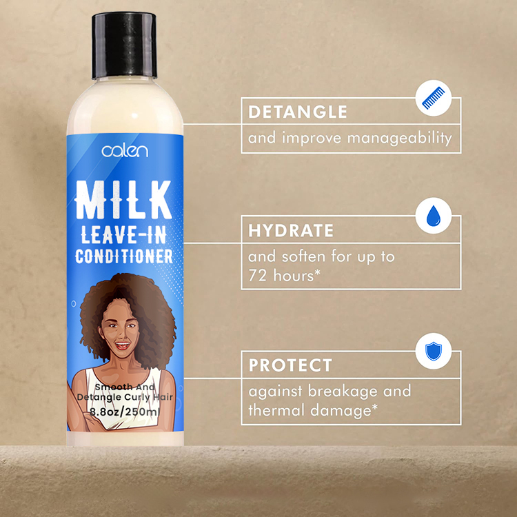 Luxfume Milk 250Ml Leave In Raw Organic Deep Curl Hair Conditioner,oalen cosmetics