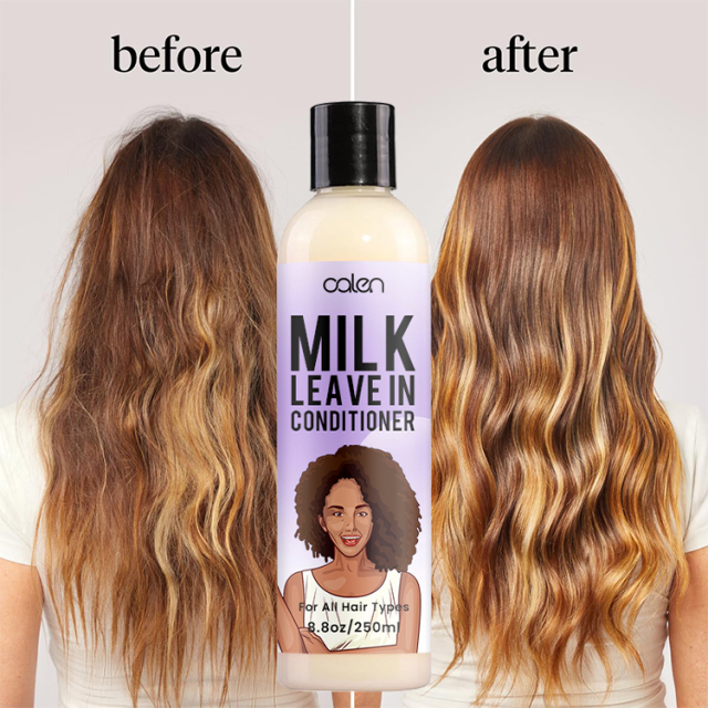 Oalen Lavender 250Ml Milk Hydrating Scented Leave In Conditioner,MY SHOP