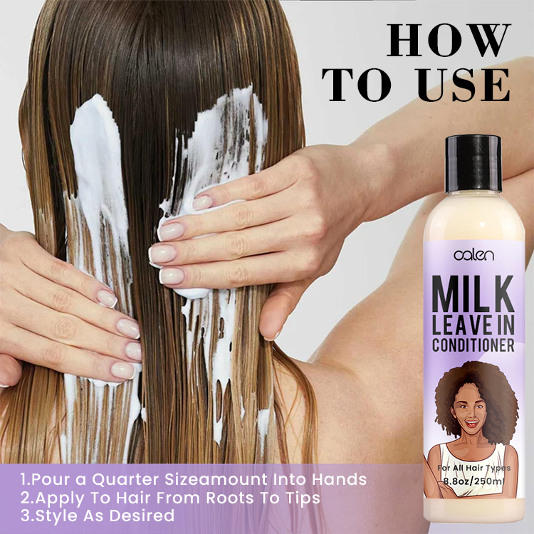 Oalen Lavender 250Ml Milk Hydrating Scented Leave In Conditioner,MY SHOP