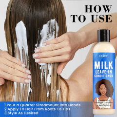 Luxfume Milk 250Ml Leave In Raw Organic Deep Curl Hair Conditioner,oalen cosmetics