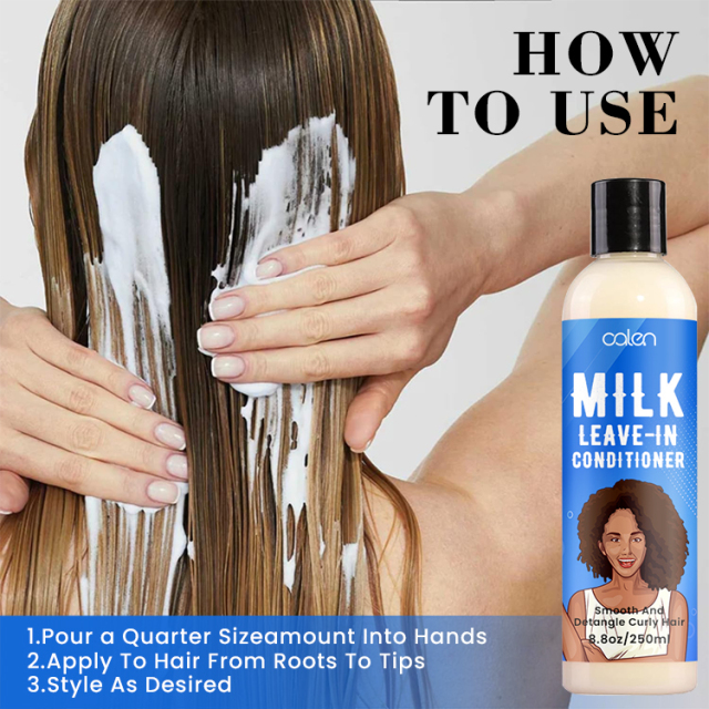 Luxfume Milk 250Ml Leave In Raw Organic Deep Curl Hair Conditioner,oalen cosmetics