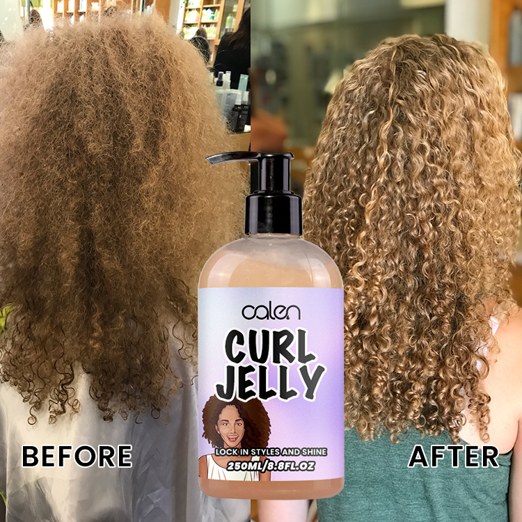 Oalen Customized 250Ml Anti-Frizz Curl Gel Hair Styling Curly Jelly,MY SHOP